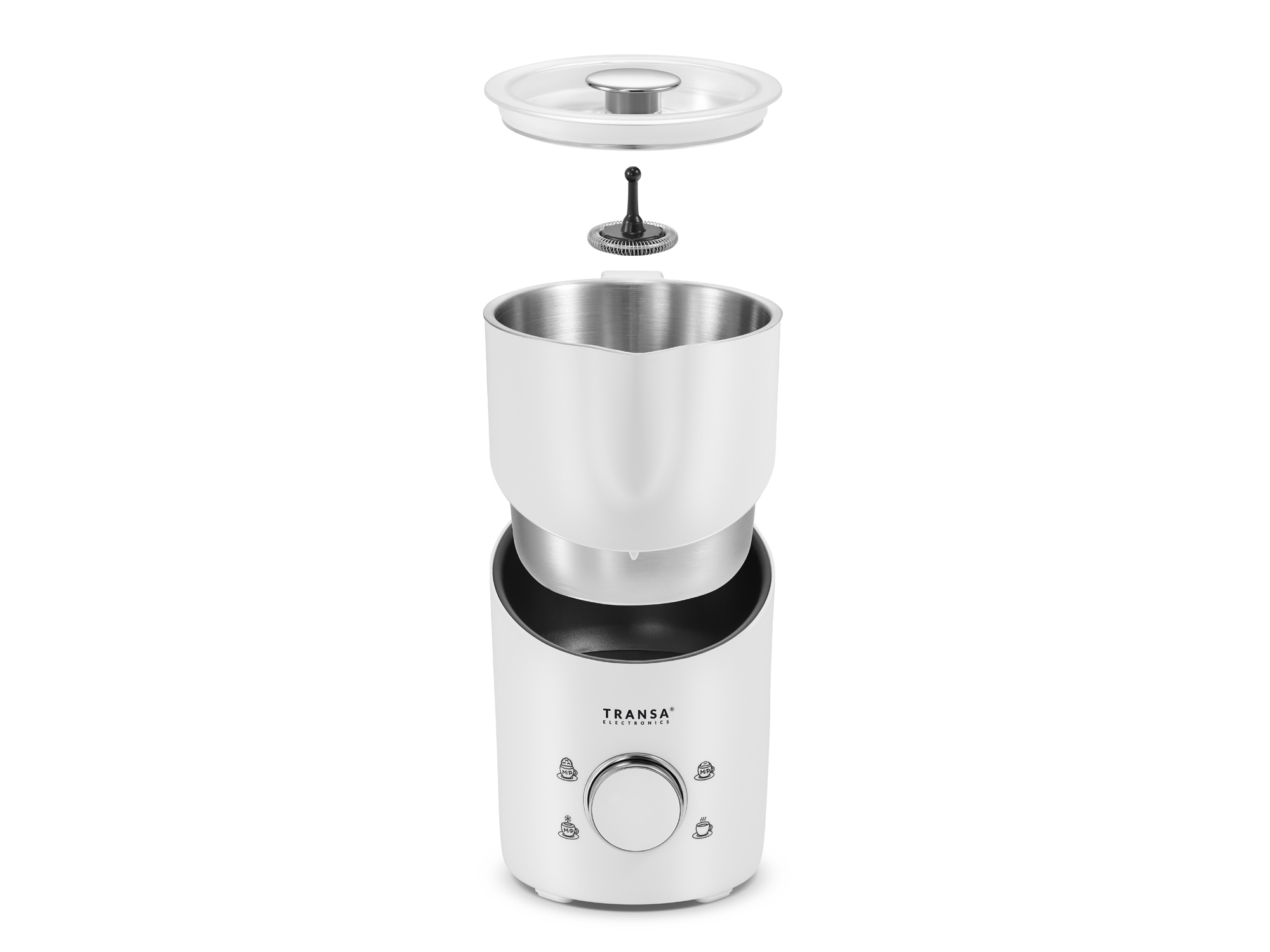 Spieniacz do mleka MilkyJug White TE-117W Transa Electronics